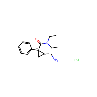 trans-2-(Aminomethyl)-N,N-diethyl-1-phenylcyclopropanecarboxamide hydrochloride