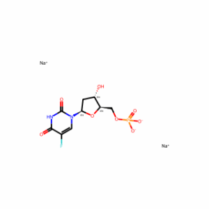 Disodium ((2R,3S,5R)-5-(5-fluoro-2,4-dioxo-3,4-dihydropyrimidin-1(2H)-yl)-3-hydroxytetrahydrofuran-2-yl)methyl phosphate
