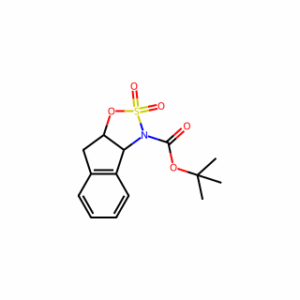 (4S,5R)-3,3a,8,8a-Tetrahydroindeno[1,2-d]-1,2,3-oxathiazole-2,2-dioxide-3-carboxylic acid t-butyl ester