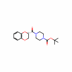 tert-Butyl 4-(2,3-Dihydrobenzo[b][1,4]dioxine-2-carbonyl)piperazine-1-carboxylate