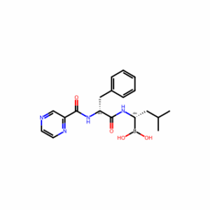 ((S)-3-Methyl-1-((R)-3-phenyl-2-(pyrazine-2-carboxamido)propanamido)butyl)boronic acid