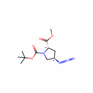 (2S,4R)-4-Azido-1,2-pyrrolidinedicarboxylic Acid 1-(1,1-Dimethylethyl) 2-Methyl Ester