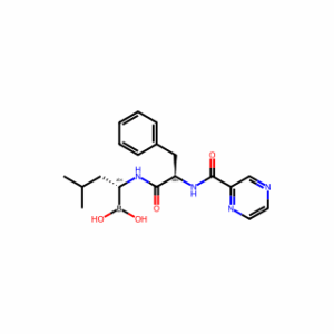 ((R)-3-Methyl-1-((R)-3-phenyl-2-(pyrazine-2-carboxamido)propanamido)butyl)boronic acid