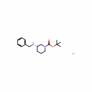 tert-Butyl 3-(benzylamino);piperidine-1-carboxylate hydrochloride