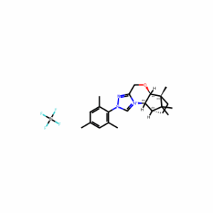 (5aS,6R,9S,9aR)-2-Mesityl-6,11,11-trimethyl-5a,6,7,8,9,9a-hexahydro-4H-6,9-methanobenzo[b][1,2,4]triazolo[4,3-d][1,4]oxazin-2-ium tetrafluoroborate