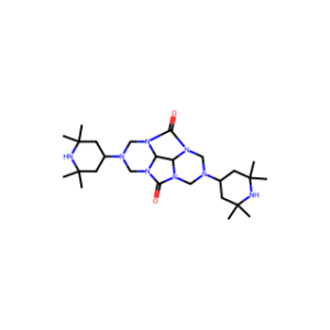 Hexahydro-2,6-bis(2,2,6,6-tetramethyl-4-piperidinyl)-1H,4H,5H,8H-2,3a,4a,6,7a,8a-hexaazacyclopenta[def]fluorene-4,8-dione