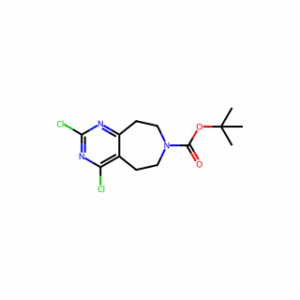 Tert-Butyl 2,4-Dichloro-8,9-Dihydro-5H-Pyrimido[4,5-d]Azepine-7(6H)-Carboxylate