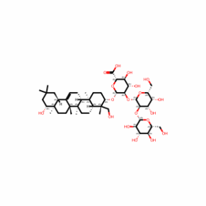 (2S,3S,4S,5R,6R)-5-(((2S,3R,4S,5R,6R)-4,5-Dihydroxy-6-(hydroxymethyl)-3-(((2S,3R,4S,5S,6R)-3,4,5-trihydroxy-6-(hydroxymethyl)tetrahydro-2H-pyran-2-yl)oxy)tetrahydro-2H-pyran-2-yl)oxy)-3,4-dihydroxy-6-(((3S,4S,4aR,6aR,6bS,8aR,9R,12aS,14aR,14bR)-9-hydroxy-4