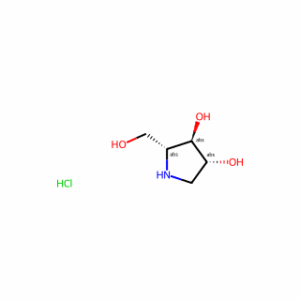 (2R,3R,4R)-3,4-Dihydroxy-2-(hydroxymethyl)pyrrolidine hydrochloride