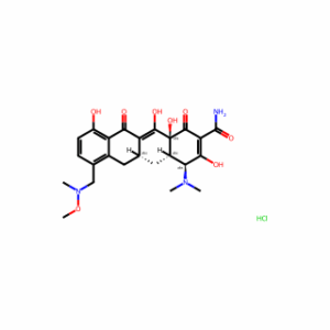 (4S,4aS,5aR,12aS)-4-(Dimethylamino)-3,10,12,12a-tetrahydroxy-7-((methoxy(methyl)amino)methyl)-1,11-dioxo-1,4,4a,5,5a,6,11,12a-octahydrotetracene-2-carboxamide hydrochloride