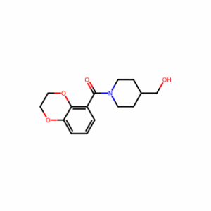 (2,3-Dihydrobenzo[b][1,4]dioxin-5-yl)(4-(hydroxymethyl)piperidin-1-yl)methanone