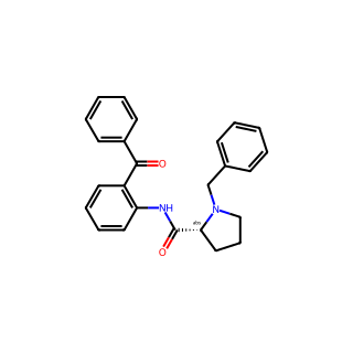 (R)-N-(2-Benzoylphenyl)-1-benzylpyrrolidine-2-carboxamide