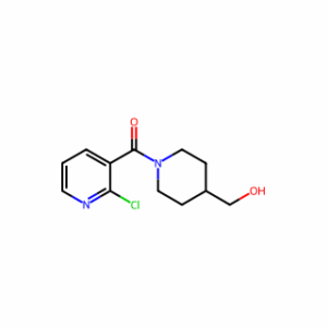 (2-Chloropyridin-3-yl)(4-(hydroxymethyl)piperidin-1-yl)methanone