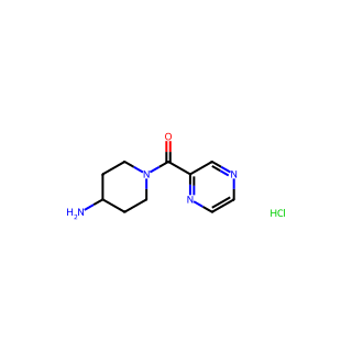 (4-Aminopiperidin-1-yl)(pyrazin-2-yl)methanone hydrochloride