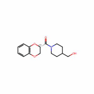 (2,3-Dihydrobenzo[b][1,4]dioxin-2-yl)(4-(hydroxymethyl)piperidin-1-yl)methanone