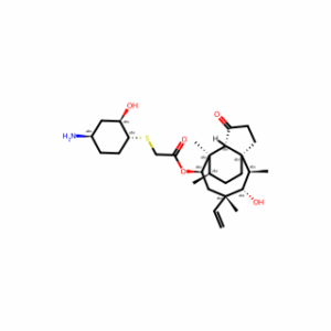 (3aR,4R,5R,7S,8S,9R,9aS,12R)-8-Hydroxy-4,7,9,12-tetramethyl-3-oxo-7-vinyldecahydro-4,9a-propanocyclopenta[8]annulen-5-yl 2-(((1R,2R,4R)-4-amino-2-hydroxycyclohexyl)thio)acetate