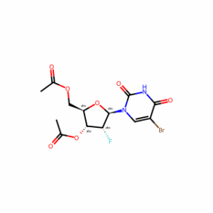 ((2R,3R,4R,5R)-3-Acetoxy-5-(5-bromo-2,4-dioxo-3,4-dihydropyrimidin-1(2H)-yl)-4-fluorotetrahydrofuran-2-yl)methyl acetate