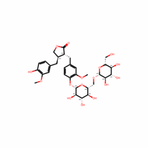 (3R-trans)-3-[[4-[(6-O-β-D-Glucopyranosyl-β-D-glucopyranosyl)oxy]-3-methoxyphenyl]methyl]dihydro-4-[(4-hydroxy-3-methoxyphenyl)methyl]-2(3H)-furanone