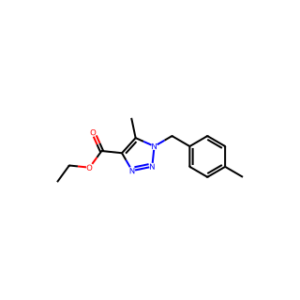 Ethyl 5-methyl-1-(4-methylbenzyl)-1H-1,2,3-triazole-4-carboxylate