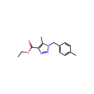 Ethyl 5-methyl-1-(4-methylbenzyl)-1H-1,2,3-triazole-4-carboxylate