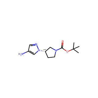 Tert-butyl 3-(4-amino-1H-pyrazol-1-yl)pyrrolidine-1-carboxylate