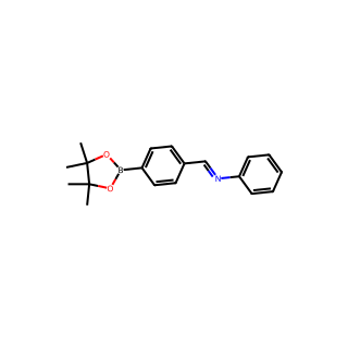 (E)-N-(4-(4,4,5,5-Tetramethyl-1,3,2-dioxaborolan-2-yl)benzylidene)aniline