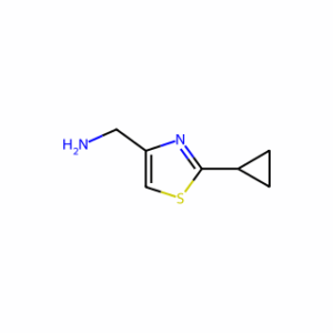 (2-Cyclopropylthiazol-4-yl)methanamine