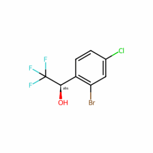 (1R)-1-(2-bromo-4-chlorophenyl)-2,2,2-trifluoroethan-1-ol