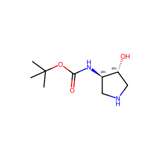 (3R,4R)-3-(N-Boc)amino-4-hydroxypyrrolidine