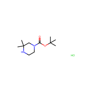 tert-Butyl 3,3-dimethylpiperazine-1-carboxylate hydrochloride