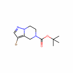 Pyrazolo[1,5-a]pyrazine-5(4H)-carboxylic acid, 3-bromo-6,7-dihydro-, 1,1-dimethylethyl ester
