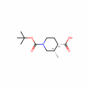 (3R,4R)-rel-1-(tert-Butoxycarbonyl)-3-methylpiperidine-4-carboxylic acid