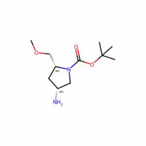 tert-butyl (2R,4R)-4-amino-2-(methoxymethyl)pyrrolidine-1-carboxylate