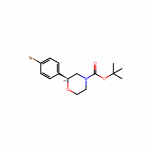 tert-Butyl (S)-2-(4-bromophenyl)morpholine-4-carboxylate