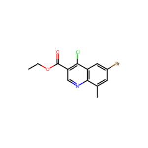 Ethyl 6-bromo-4-chloro-8-methylquinoline-3-carboxylate
