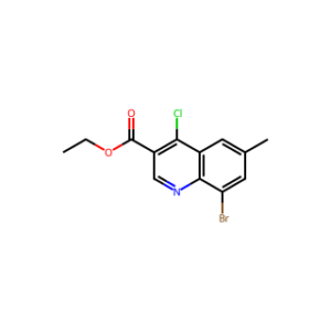 Ethyl 8-Bromo-4-Chloro-6-Methylquinoline-3-Carboxylate