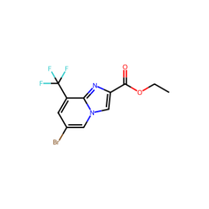Ethyl 6-broMo-8-(trifluoroMethyl)iMidazo[1,2-a]pyridine-2-carboxylate