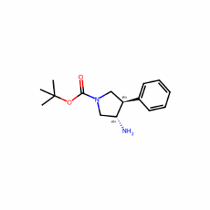 tert-Butyl trans-3-amino-4-phenylpyrrolidine-1-carboxylate