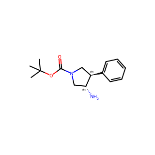 tert-Butyl trans-3-amino-4-phenylpyrrolidine-1-carboxylate