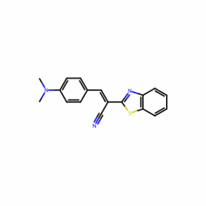 (E)-2-(benzo[d]thiazol-2-yl)-3-(4-(dimethylamino)phenyl)acrylonitrile