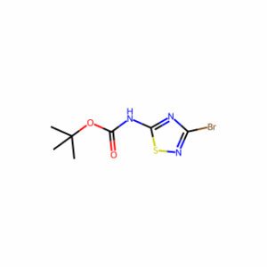 TERT-BUTYL (3-BROMO-1,2,4-THIADIAZOL-5-YL)CARBAMATE