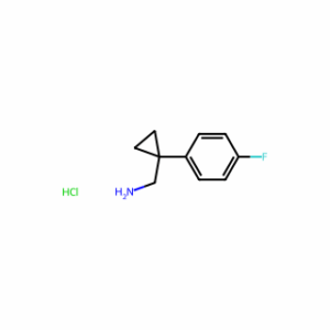 (1-(4-fluorophenyl)cyclopropyl)methanamine hydrochloride