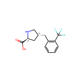 (2S,4R)-4-(2-(TRIFLUOROMETHYL)BENZYL)PYRROLIDINE-2-CARBOXYLIC ACID