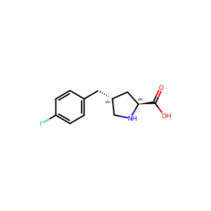 (2S,4R)-4-(4-Fluorobenzyl)pyrrolidine-2-carboxylic acid