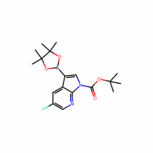 tert-butyl 5-fluoro-3-(4,4,5,5-tetramethyl-1,3,2-dioxaborolan-2-yl)-1h-pyrrolo[2,3-b]pyridine-1-carboxylate