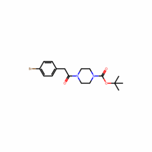 tert-Butyl 4-(2-(4-bromophenyl)acetyl)piperazine-1-carboxylate