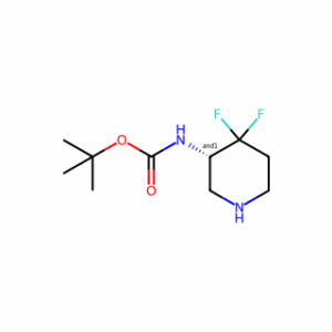 tert-Butyl (4,4-difluoropiperidin-3-yl)carbamate
