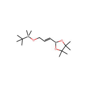 (E)-tert-Butyldimethyl((3-(4,4,5,5-tetramethyl-1,3,2-dioxaborolan-2-yl)allyl)oxy)silane