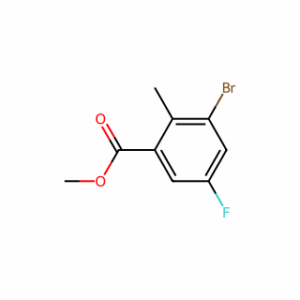 methyl 3-bromo-5-fluoro-2-methylbenzoate