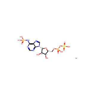 (9-((2R,3R,4S,5R)-3,4-Dihydroxy-5-(((hydroxy(sulfooxy)phosphoryl)oxy)methyl)tetrahydrofuran-2-yl)-9H-purin-6-yl)phosphoramidic acid lithium salt(1:x)